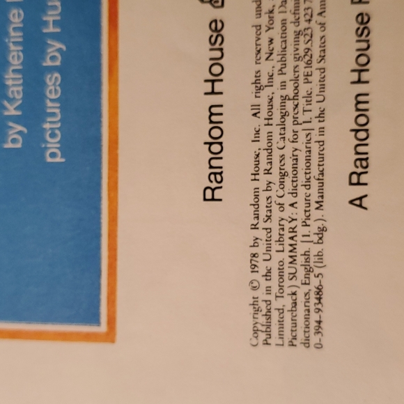 Vintage 1978, My First Picture Dictionary (Please Read To Me Book) Paperback - Picture 8 of 10